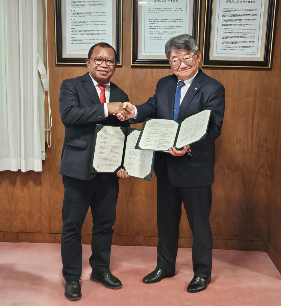 Rector UNPATTI and President of Kagoshina University