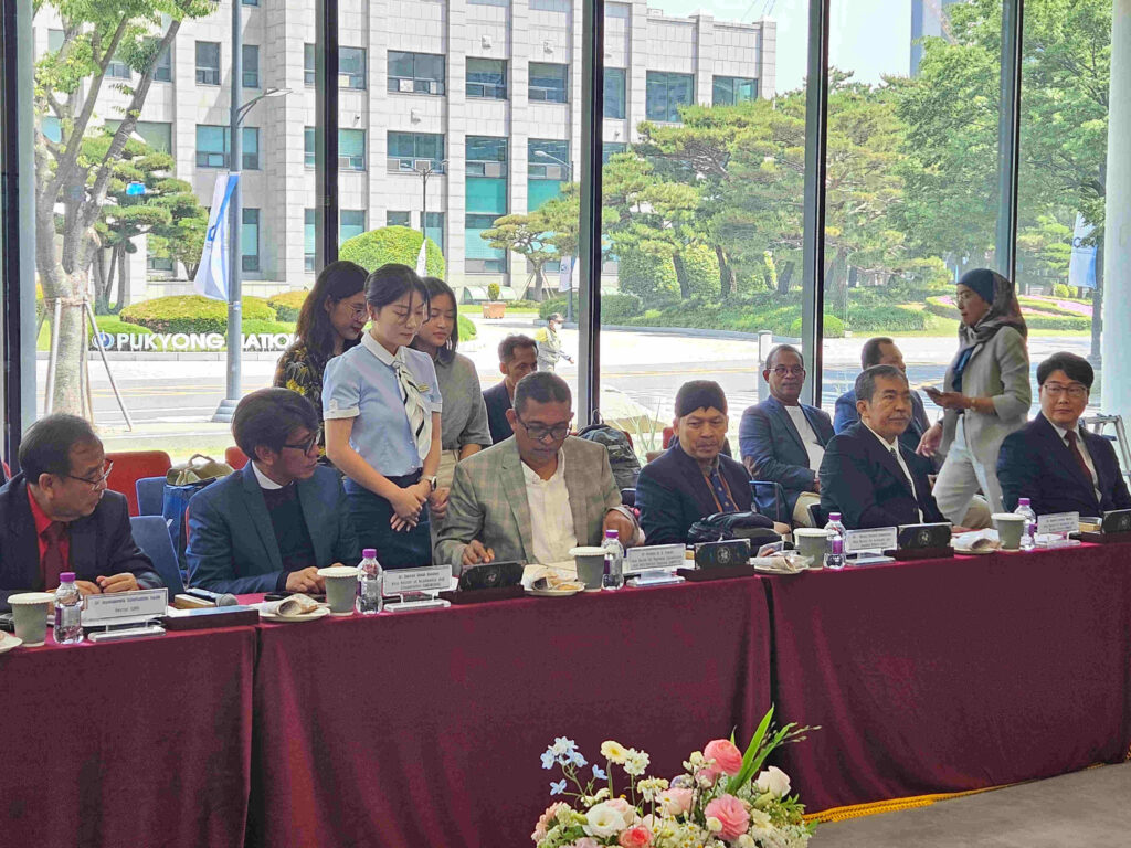 Vice Rector - Dr. Ruslan H. S. Tawari Signing Consortium Statute Document