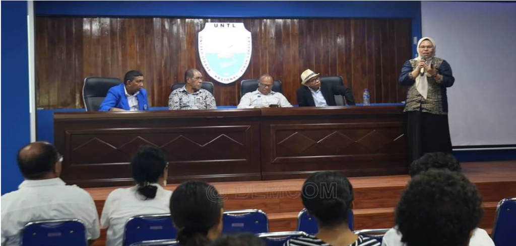 Meeting with UNTL students